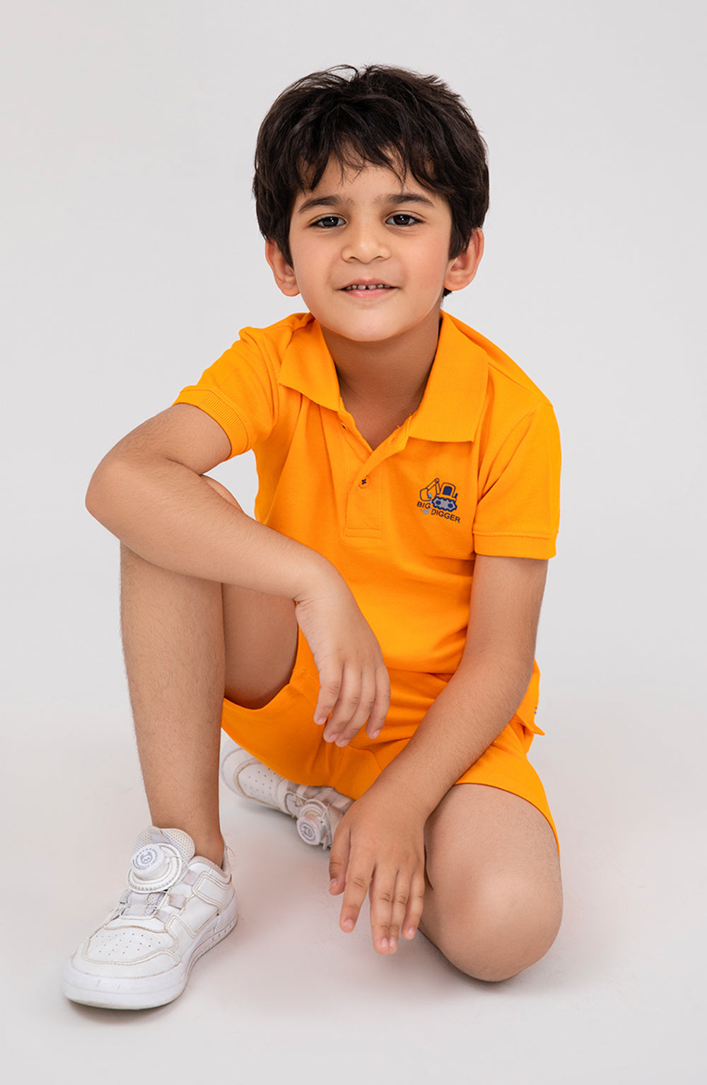 Boys Basic Polo Co-Ord Set