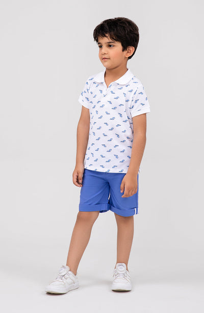 Boys Dolphin Printed Co-Ord Set