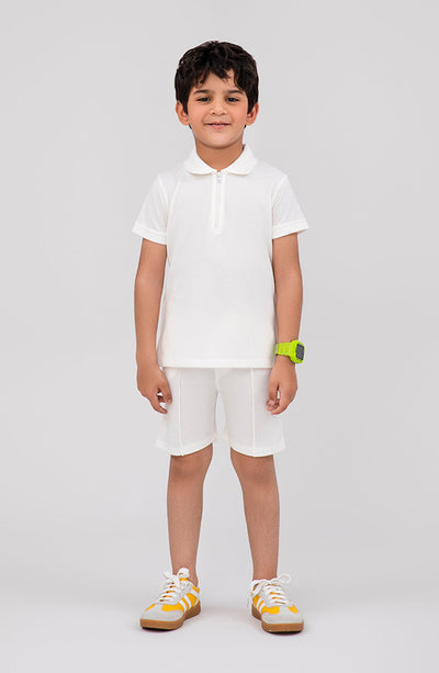 Boys Basic Polo Co-Ord Set