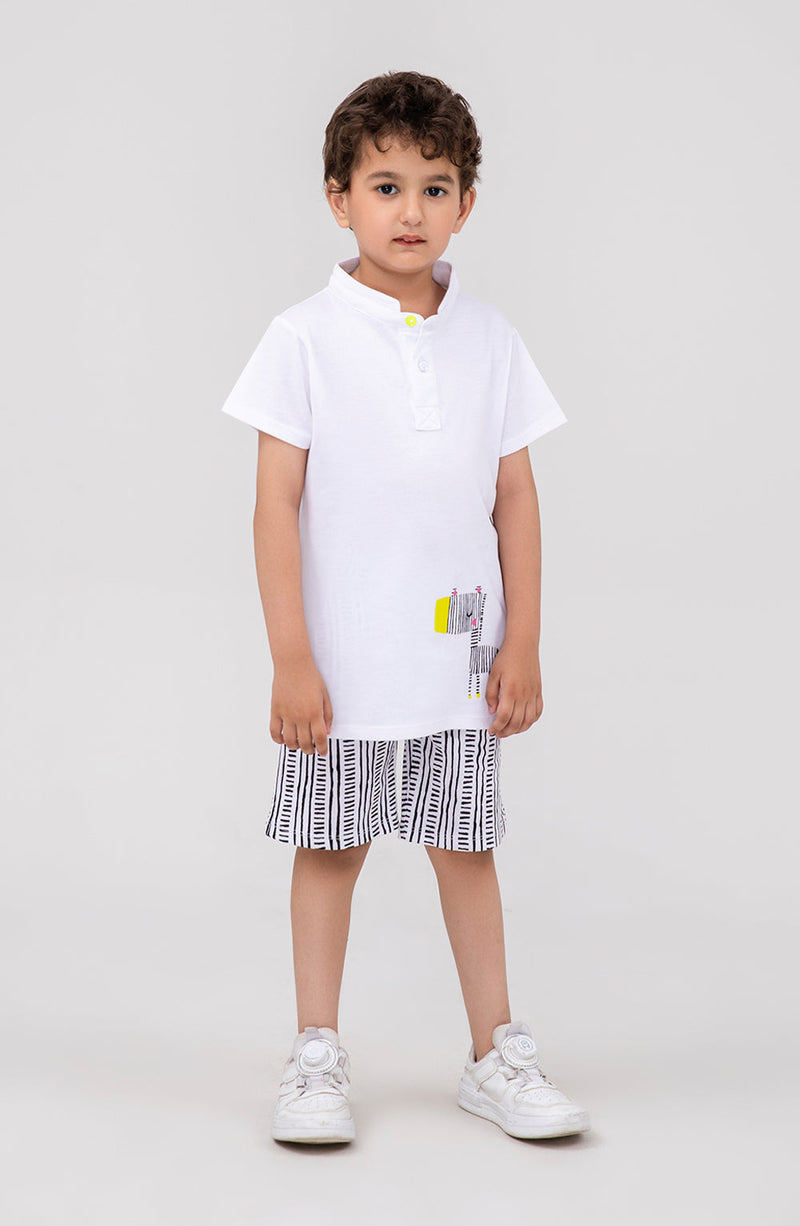 Boys Zebra Co-Ord Set - IBSU716325 - Shop Now at Leisure Club