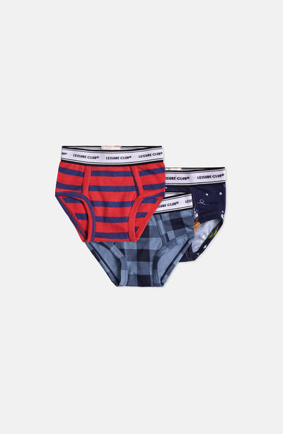 Printed 3 Pack Underwear - IBU901B323 - Shop Now at Leisure Club