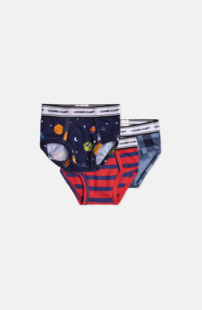Printed 3 Pack Underwear - IBU901B323 - Shop Now at Leisure Club