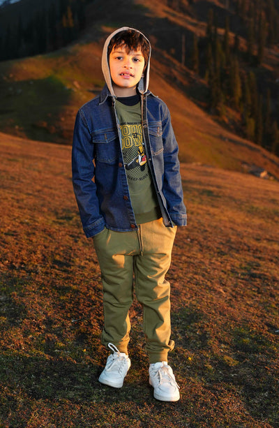 Denim Shacket Withhood - IBW608424 - Shop Now at Leisure Club