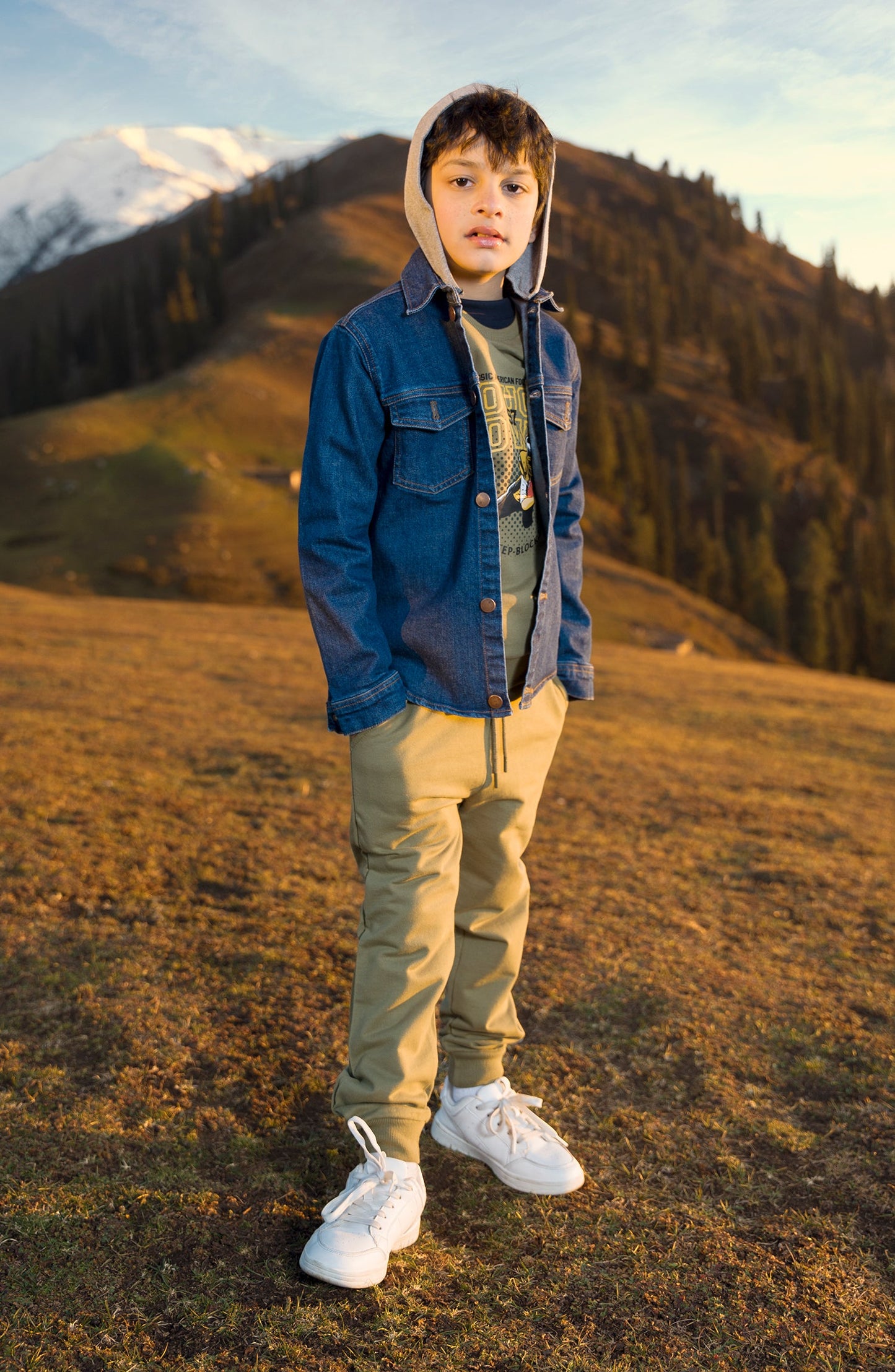 Denim Shacket Withhood - IBW608424 - Shop Now at Leisure Club