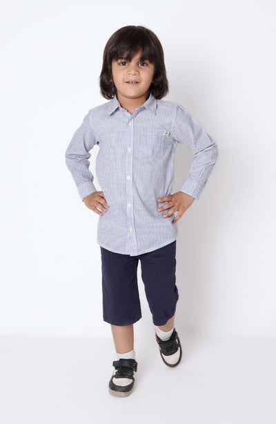 Infant Boys Striper Shirt - IBW701A124 - Shop Now at Leisure Club