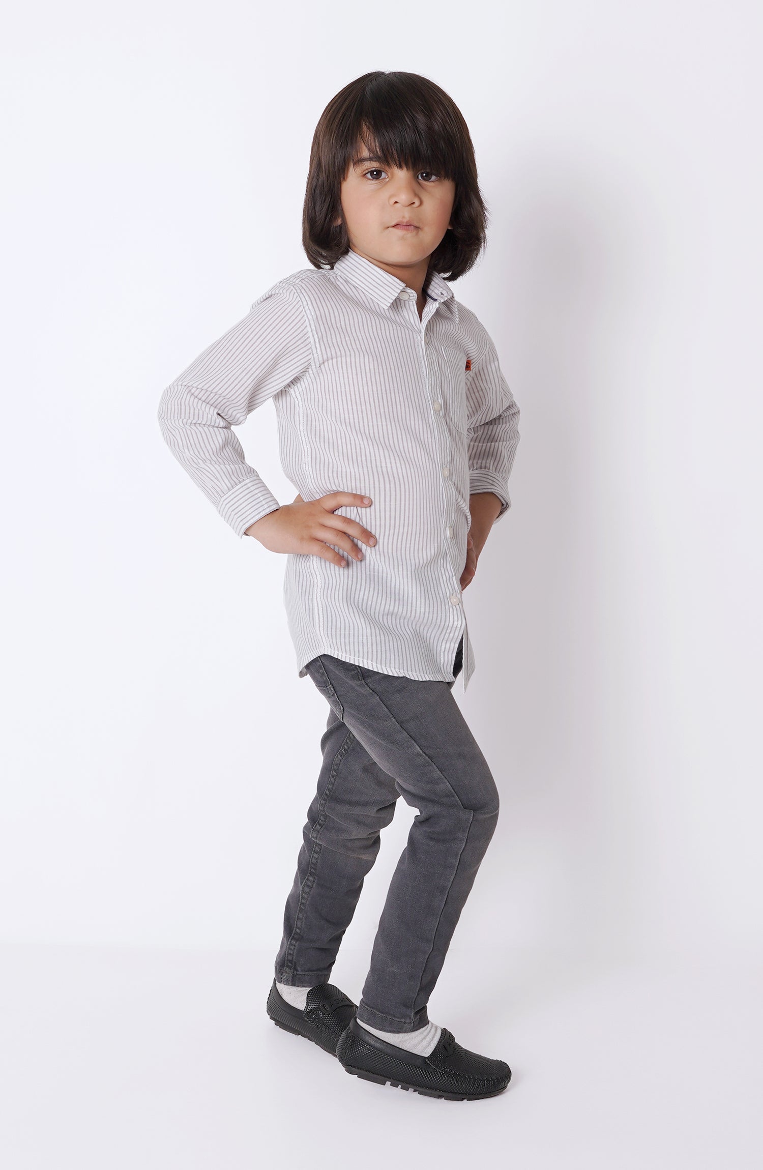 Infant Boys Striper Shirt - IBW701B124 - Shop Now at Leisure Club