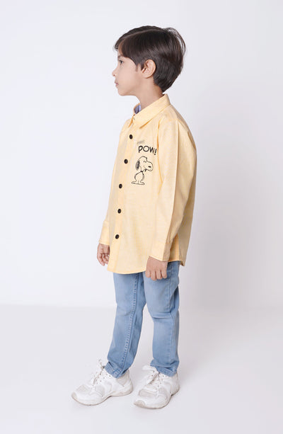 Infant Boys Snoopy Shirt - IBW705124 - Shop Now at Leisure Club