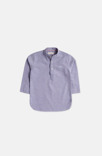 Infant Boys Half Placket Shirt - IBW708B123 - Shop Now at Leisure Club