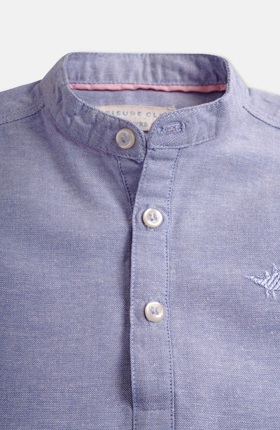 Infant Boys Half Placket Shirt - IBW708B123 - Shop Now at Leisure Club