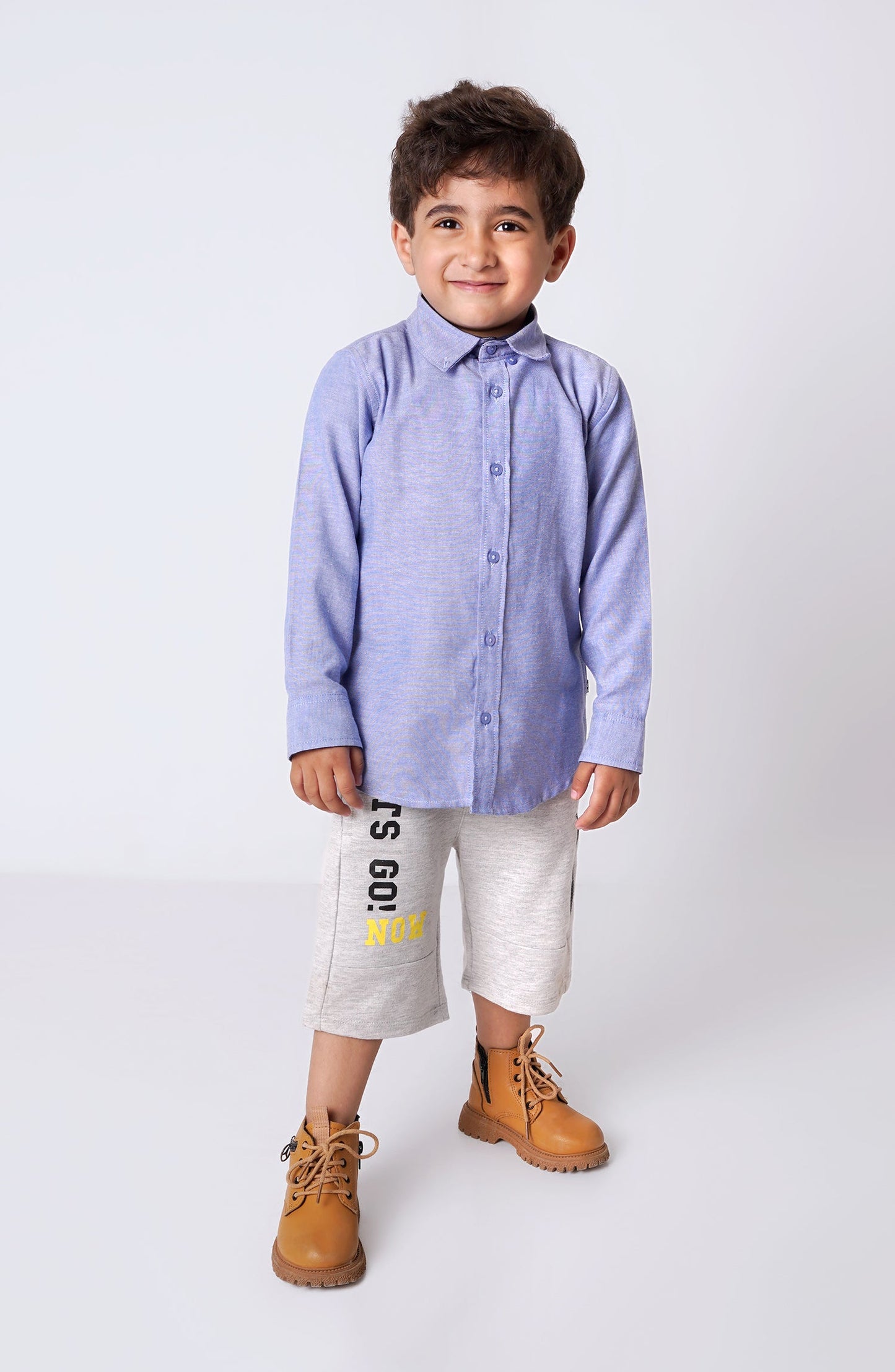 Infant Boys Button Down Basic - IBW708C124 - Shop Now at Leisure Club
