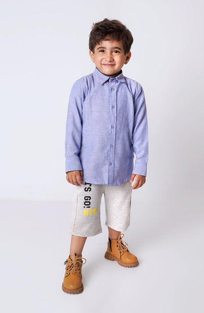 Infant Boys Button Down Basic - IBW708C124 - Shop Now at Leisure Club