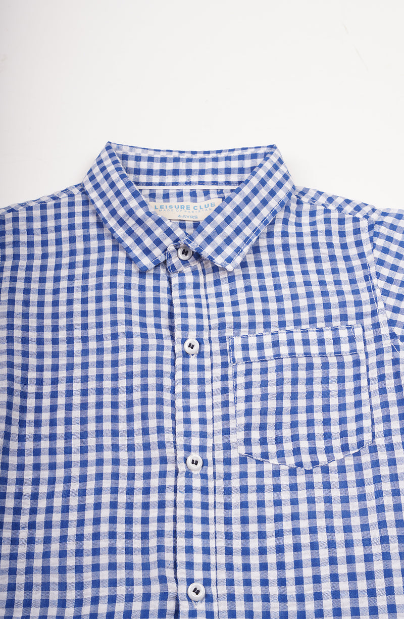 Boys Checkered Shirt - IBW714325 - Shop Now at Leisure Club