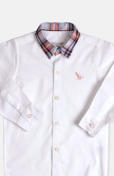Infant Boys Oxford Shirt - IBW913323 - Shop Now at Leisure Club