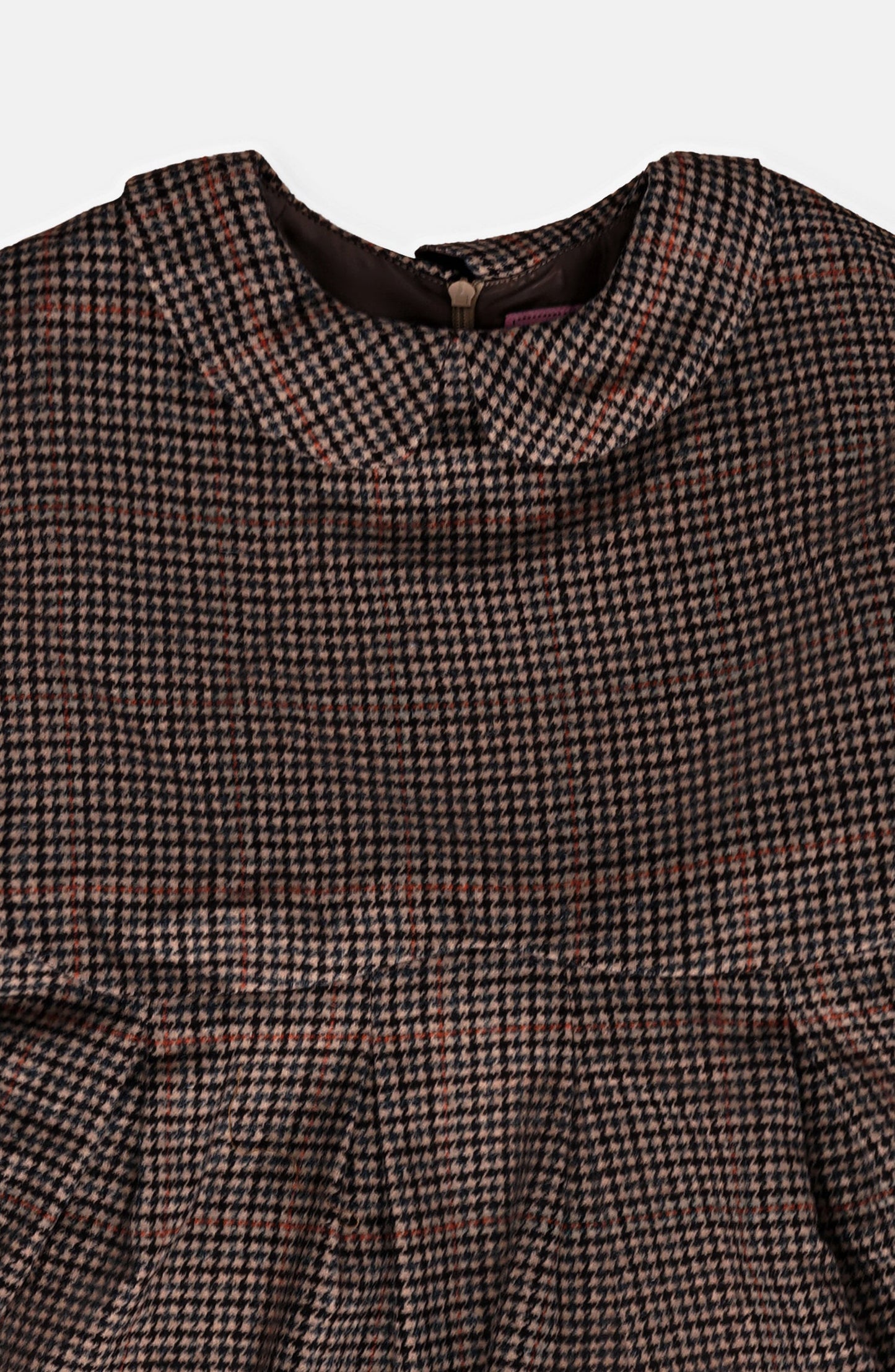 Checked Coat Dress