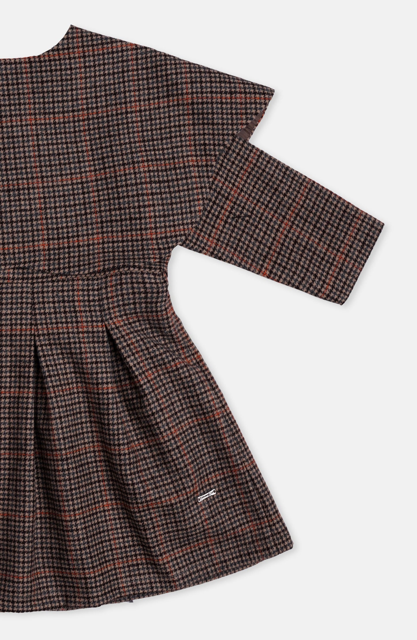 Checked Coat Dress