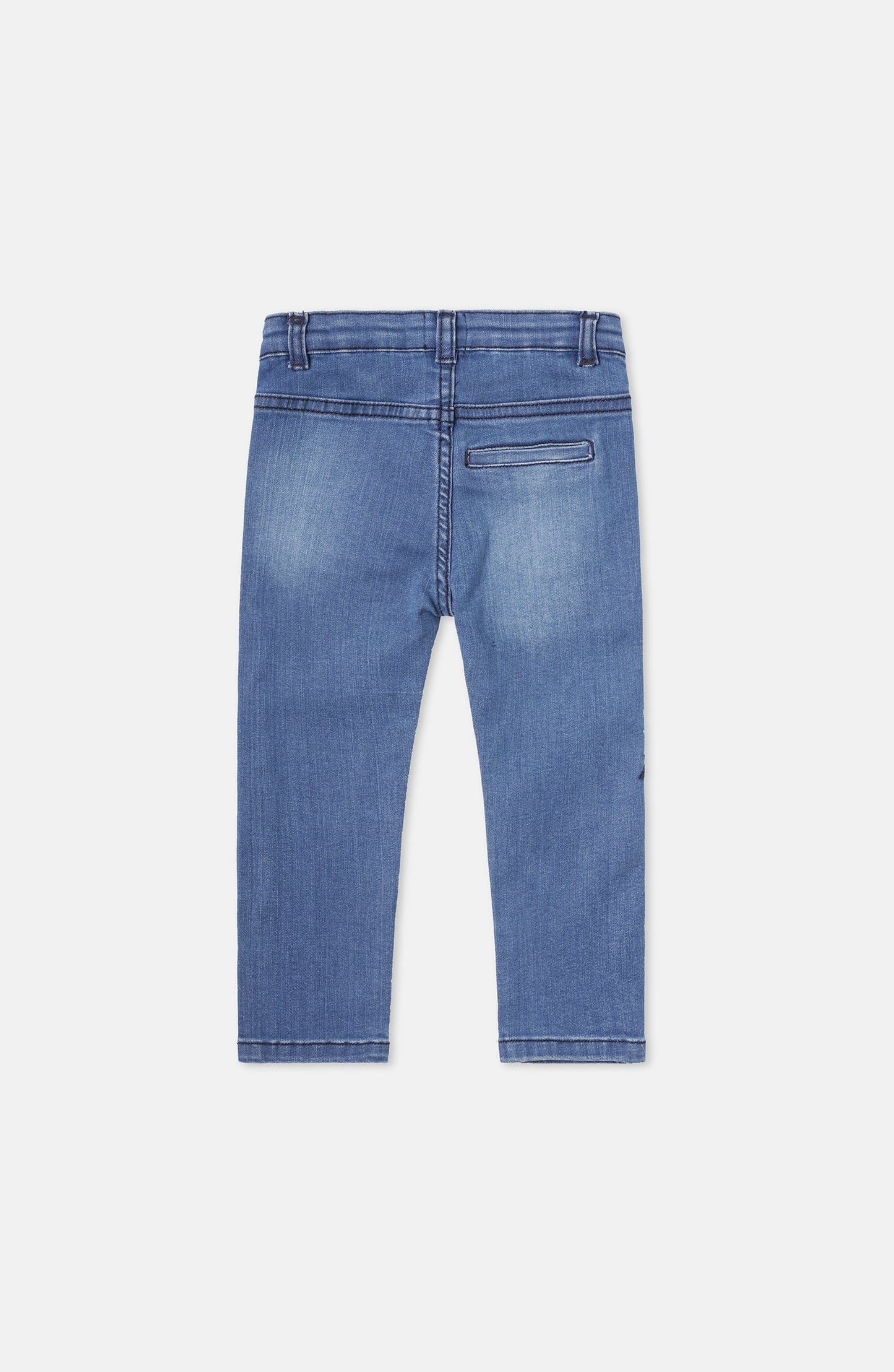 Floral Bunch Emb.Denim