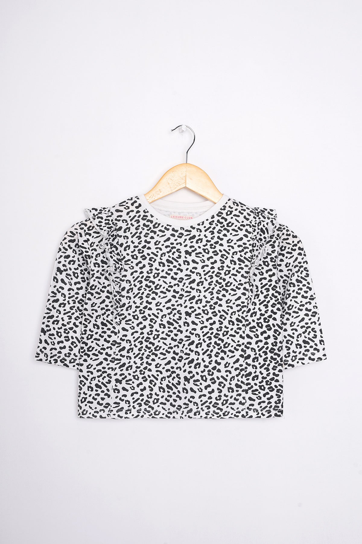 Leapoard Print Sweatshirt - IGHK607424 - Shop Now at Leisure Club