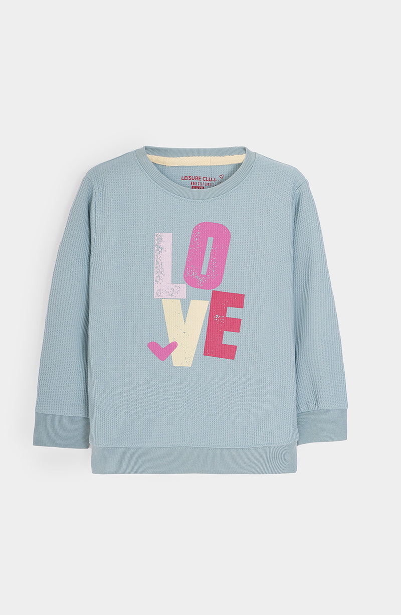 Printed Sweatshirt - IGHK622425 - Shop Now at Leisure Club