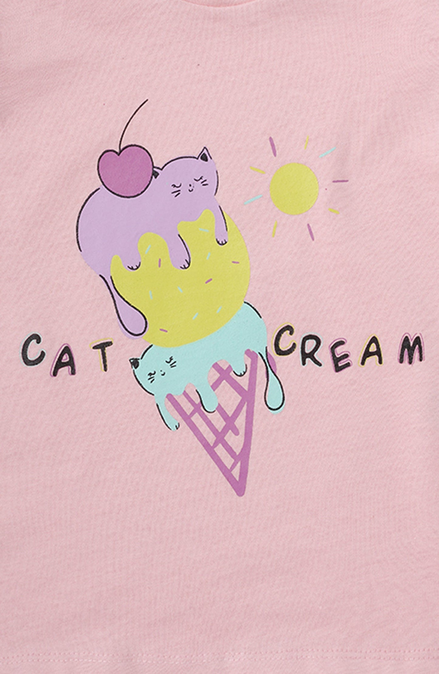 Cat Cream Top