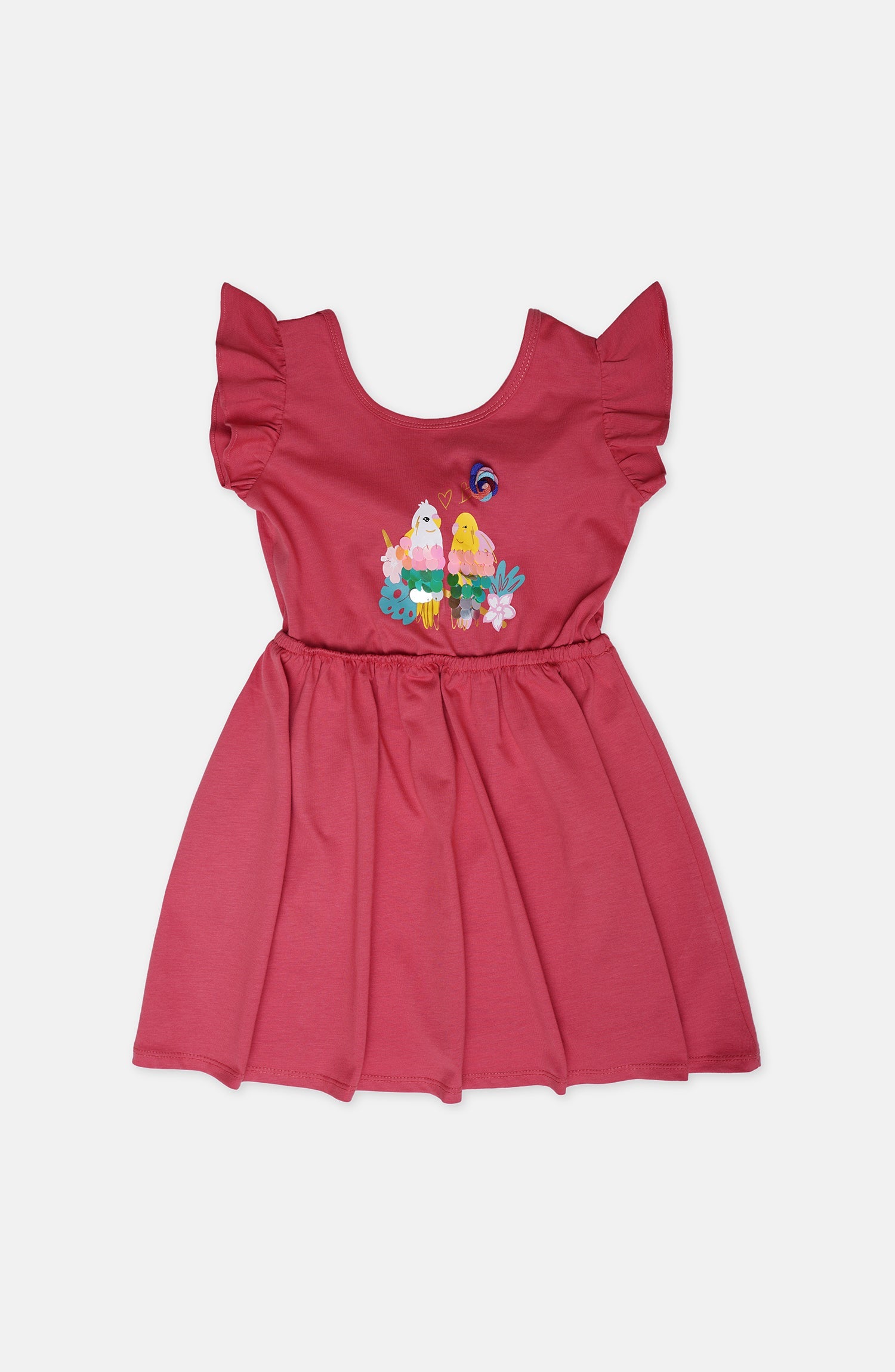 PARTY SPARKLING BIRD PRINT DR - IGKD904324 - Shop Now at Leisure Club