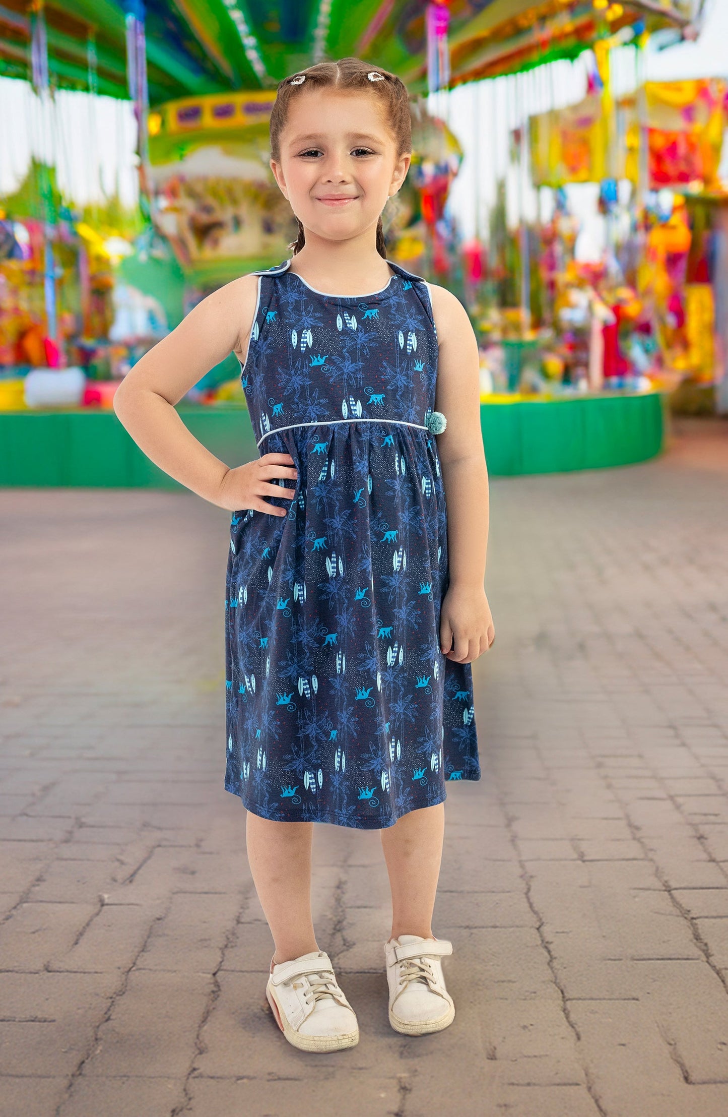 Safari Print Dress