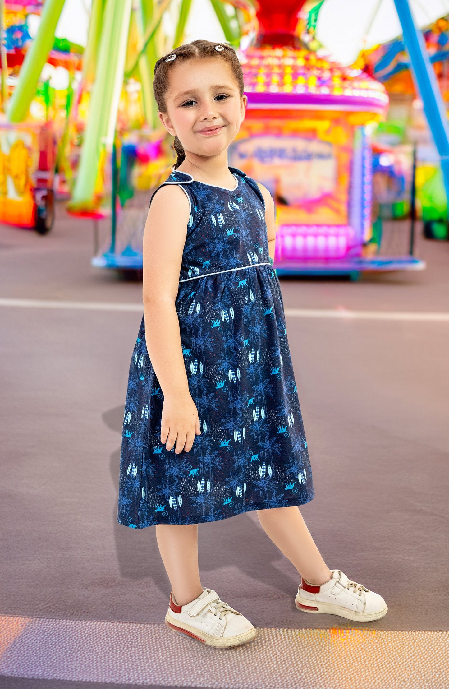 Safari Print Dress