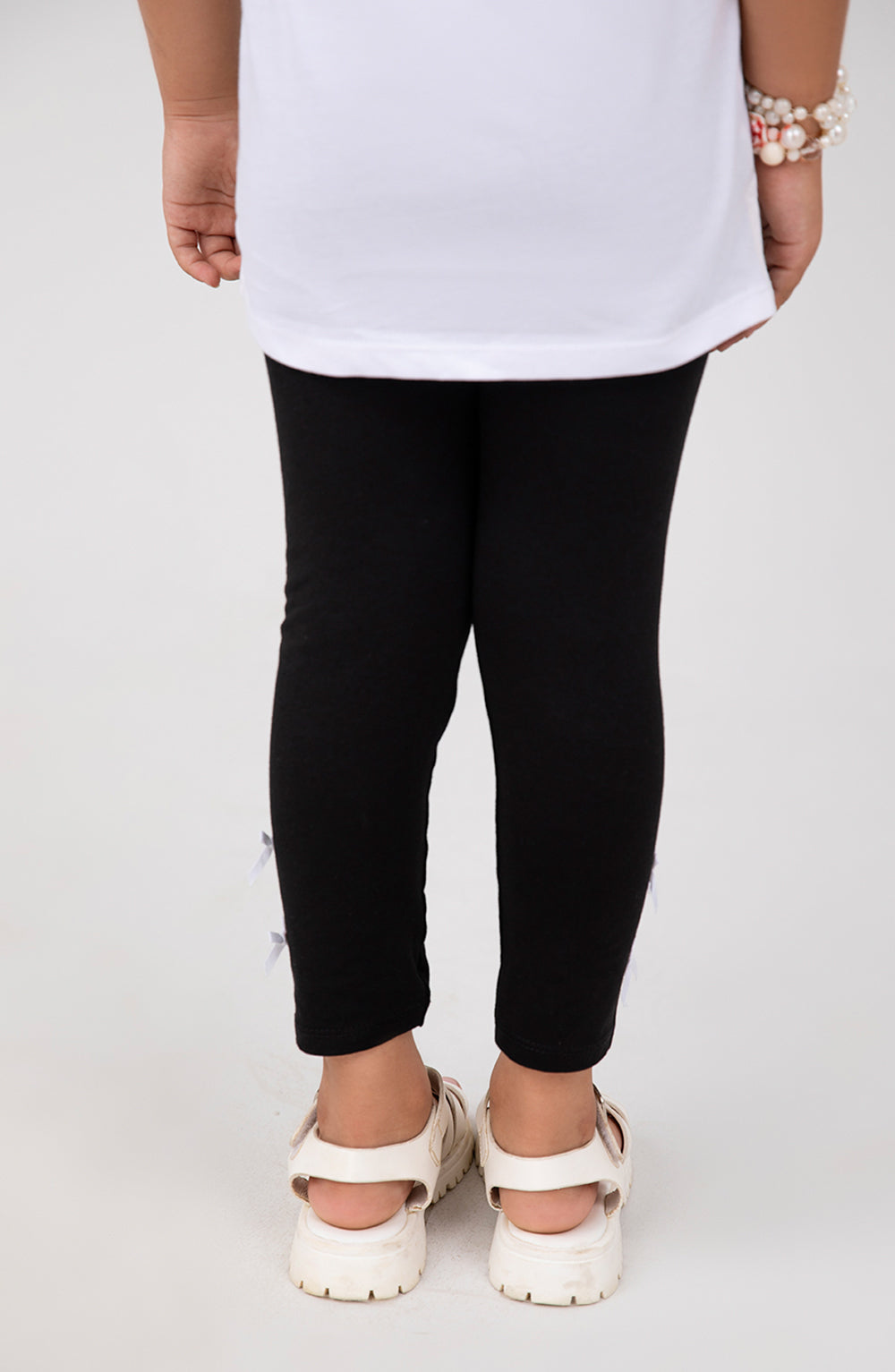 Girls Basic Black Tights