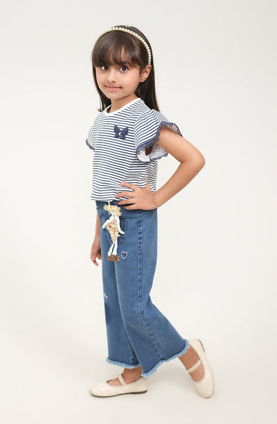 Girls Striper Top - IGKT700125 - Shop Now at Leisure Club