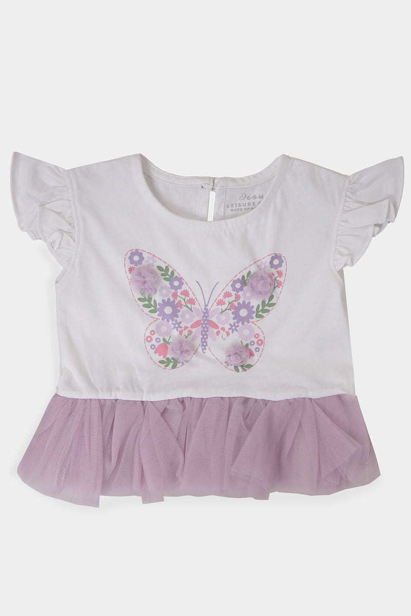 Girl Printed Tee - IGKT701326