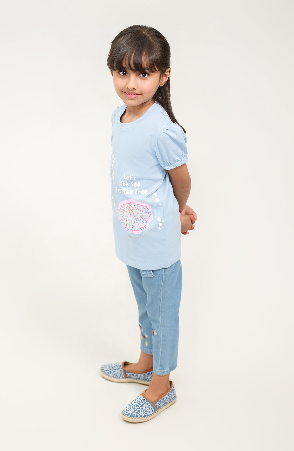 Girls Knitwear T-Shirt