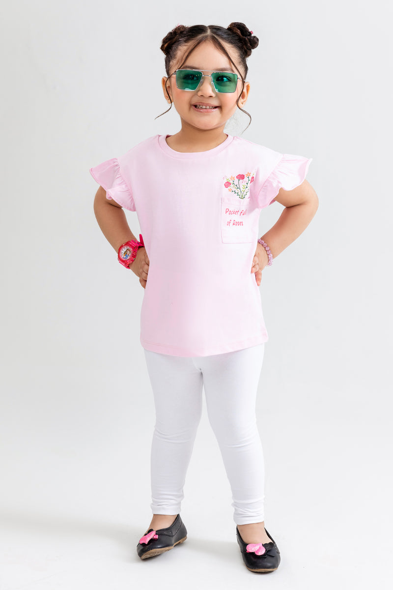 Girl Printed Tee - IGKT703326