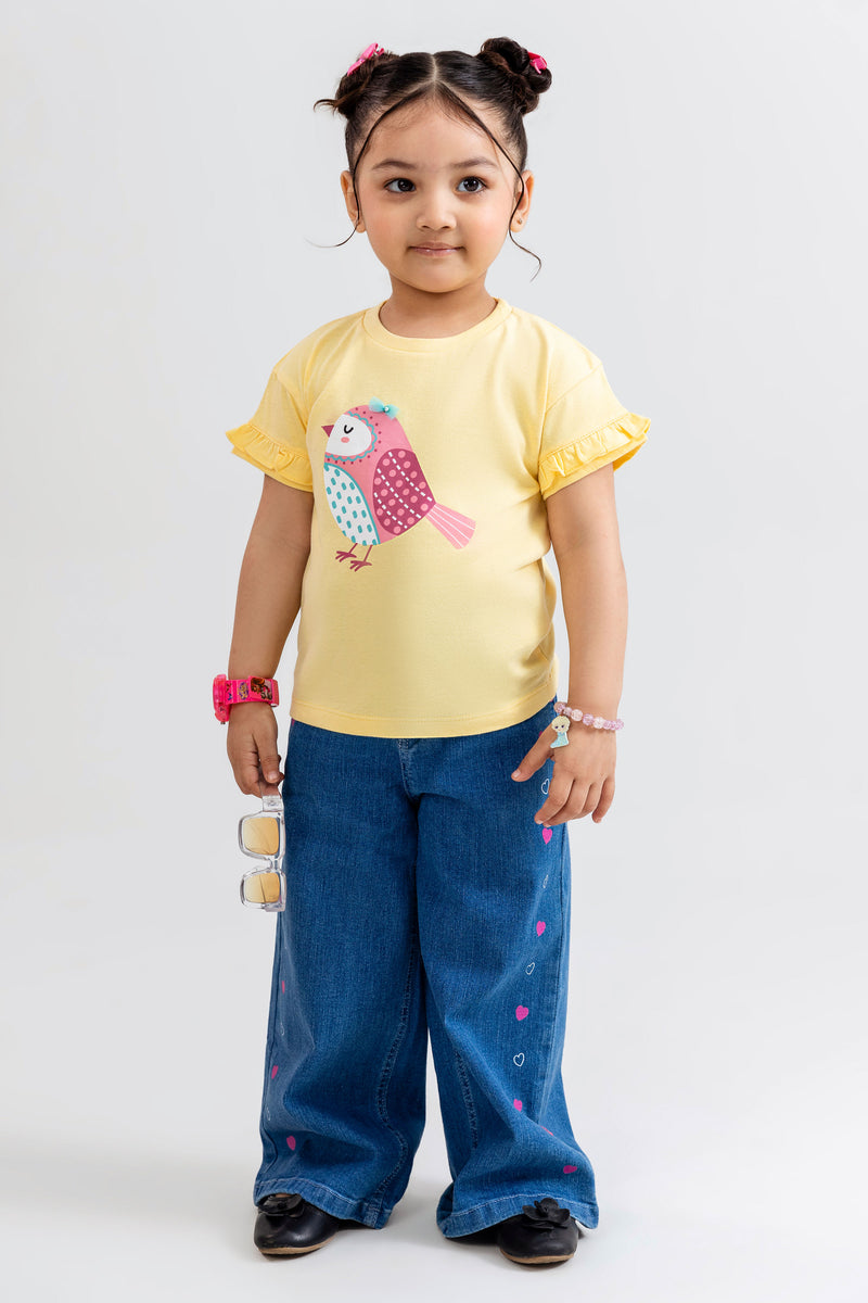Girl Printed Tee - IGKT704326