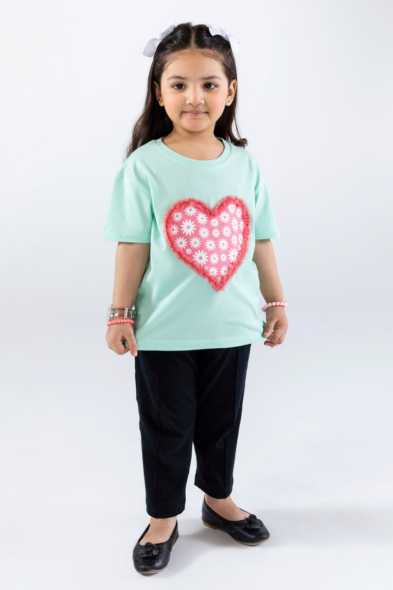 Girl Printed Tee - IGKT705326