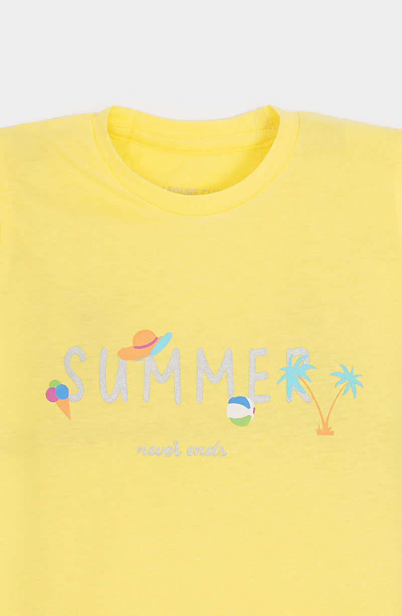 Girls Printed Tee - IGKT756325 - Shop Now at Leisure Club