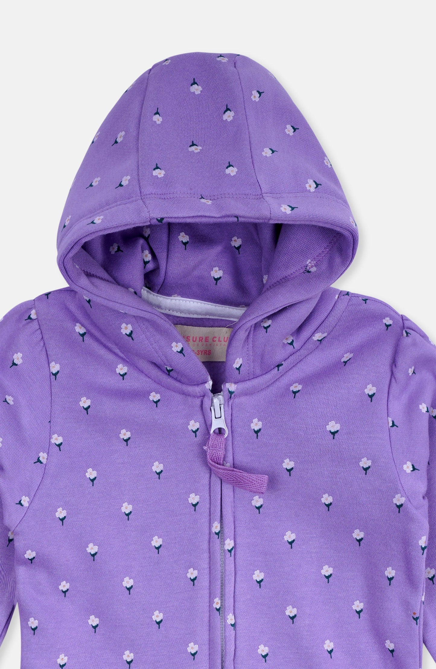 Floral Hoodie Dress 2Pc Suit