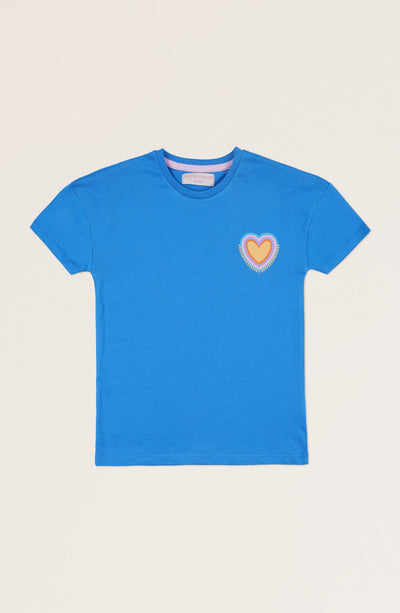 Girls Colorful Heart Co-Ord Set