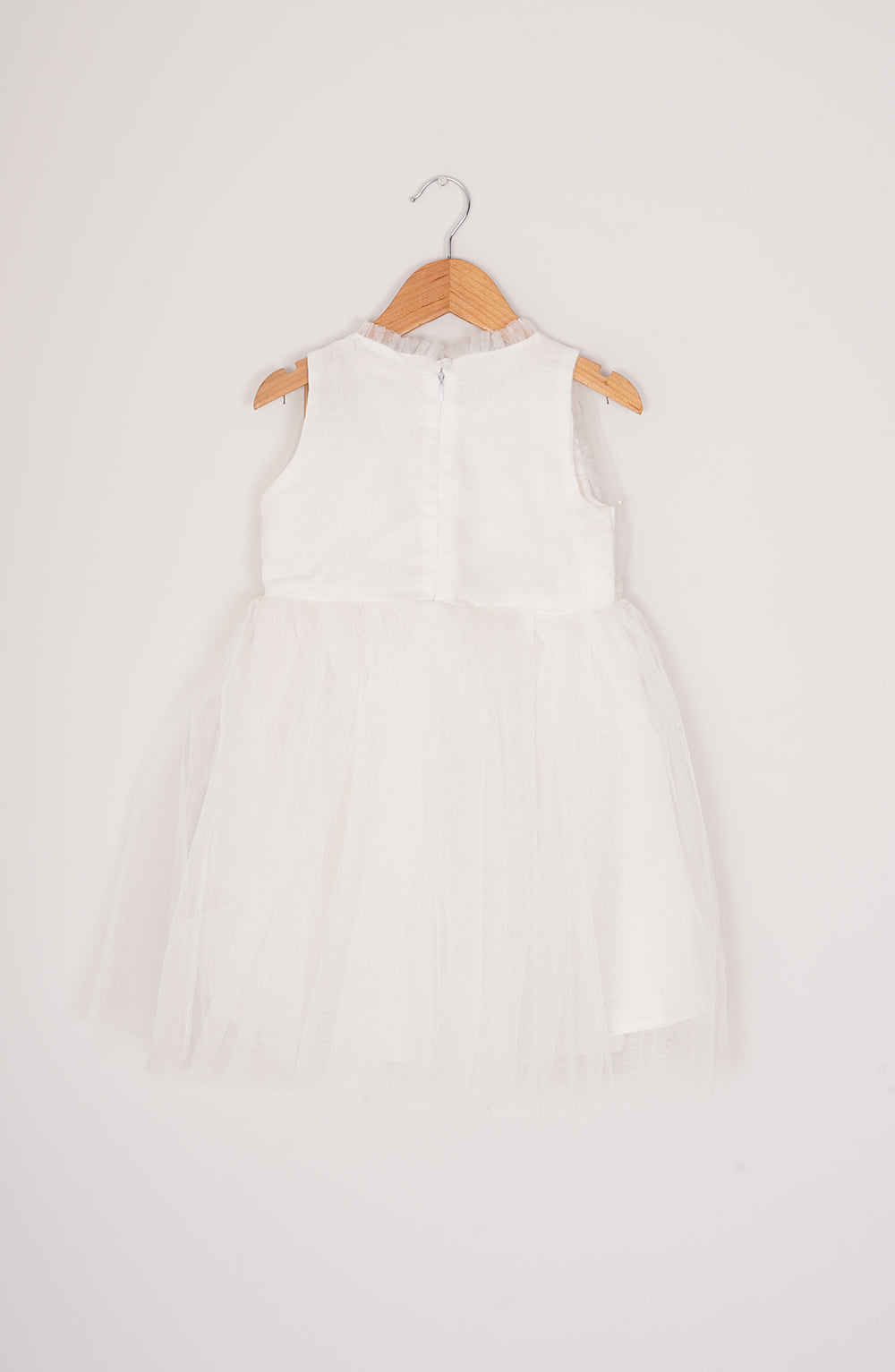 Girls White Pearl Dress