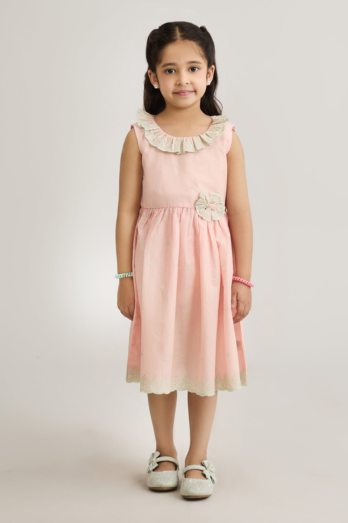 Girls Schiffli Suit - IGWD713125 - Shop Now at Leisure Club