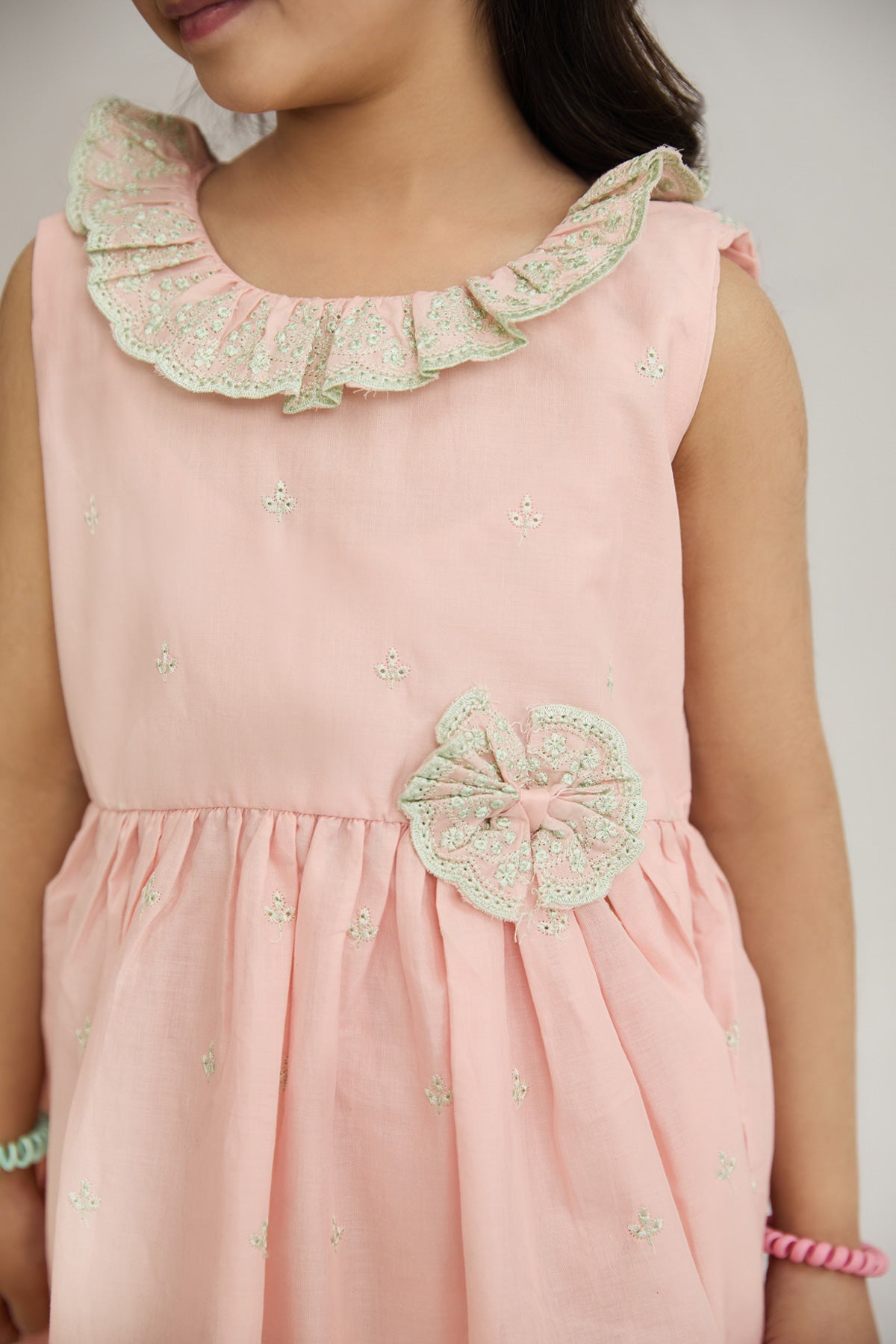 Girls Schiffli Suit - IGWD713125 - Shop Now at Leisure Club
