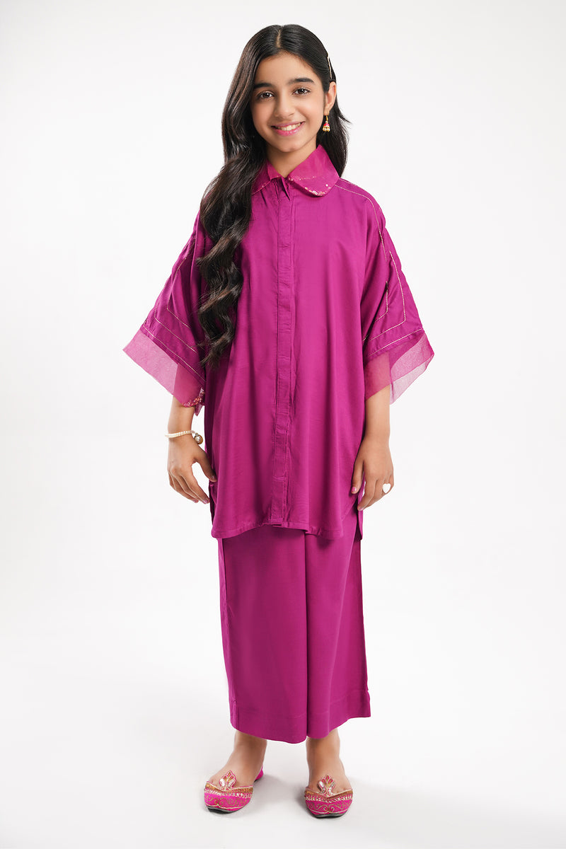 Magenta Muse 2 Piece Suit - KPL09126