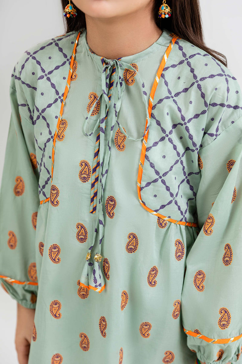 Paisly Printed Suit - KPL21126
