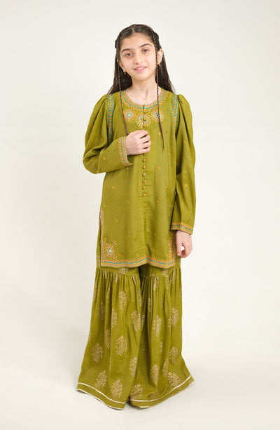 Girl Gulal 2 Piece Suit