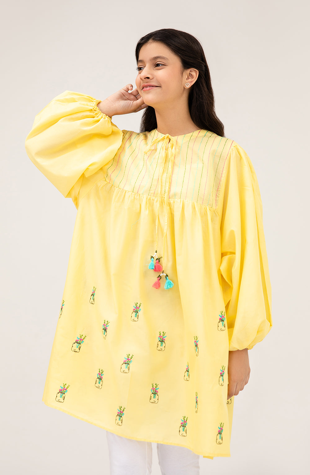 Girls Whimsical Jar 1 Piece Top