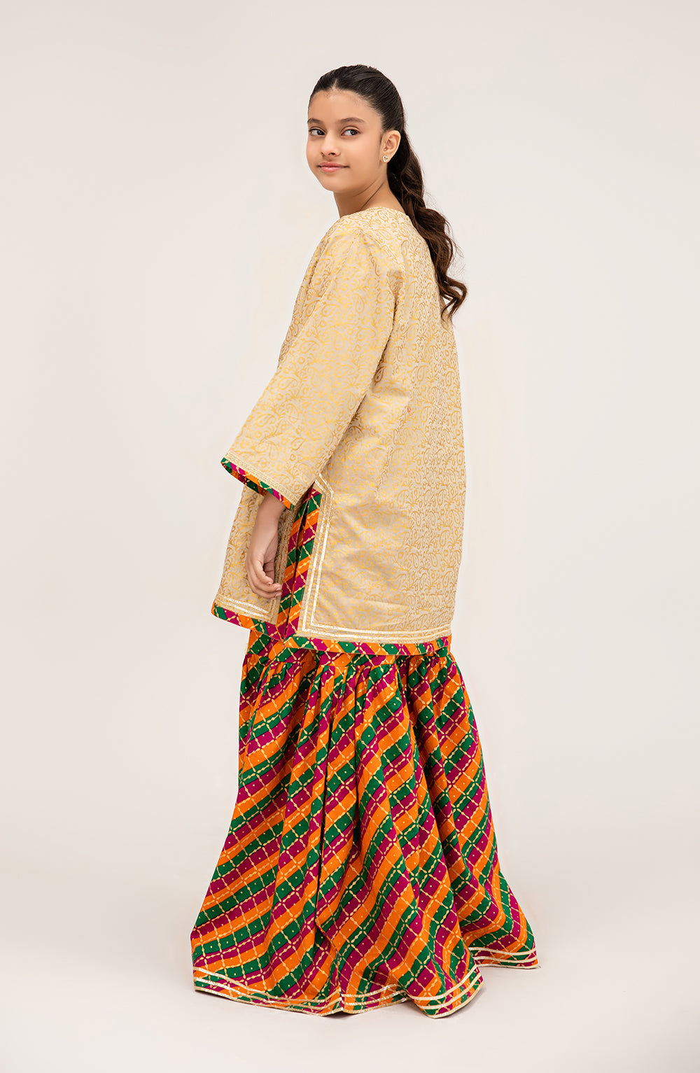 Girls Whimsical Kashmir 2 Piece Suit