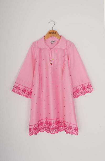 Girl Whimsical Pink 2 Piece Suit