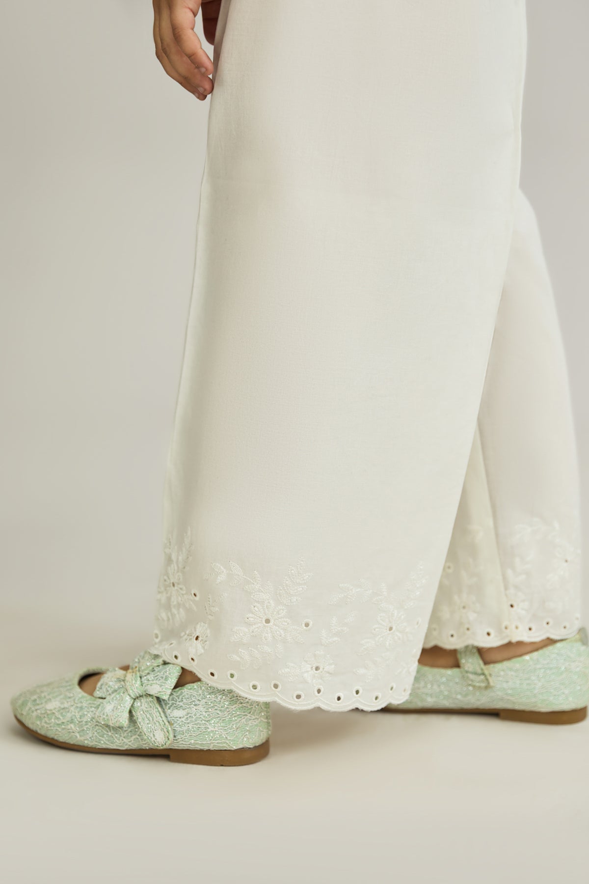 Embroidered Trousers - KPL770325IF - Shop Now at Leisure Club