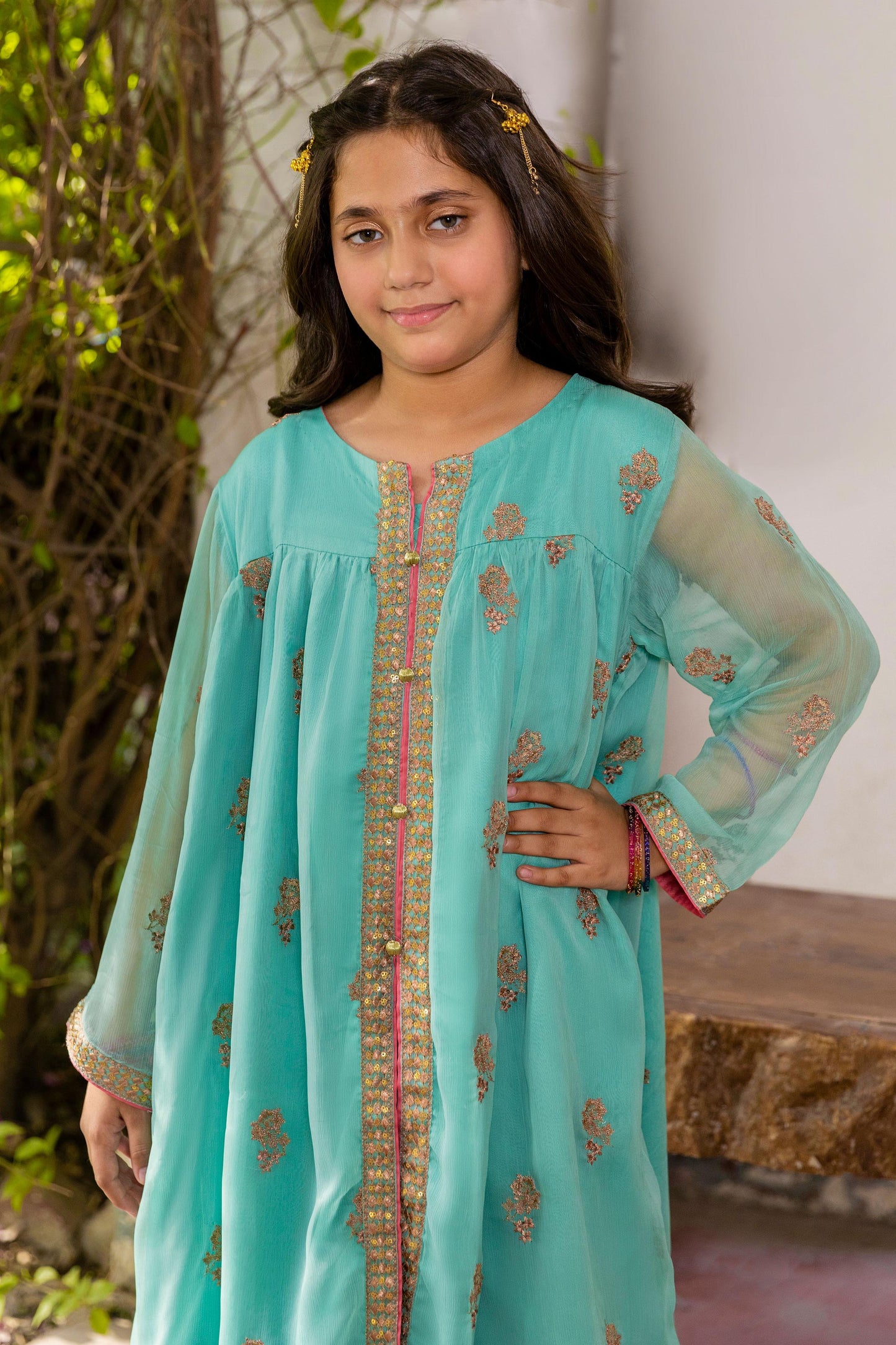 Embroidered Co-Ord - KPL20126