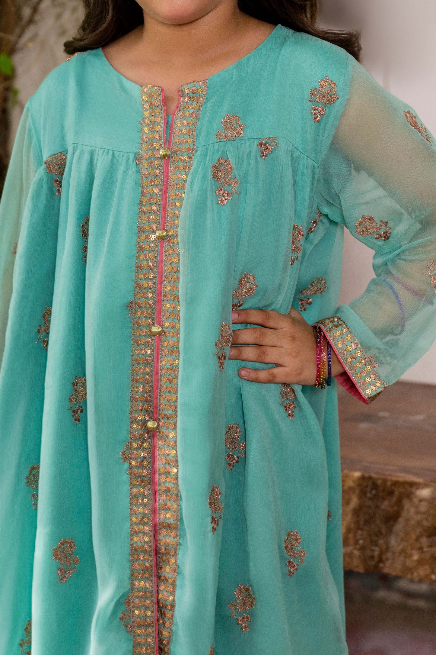 Embroidered Co-Ord - KPL20126