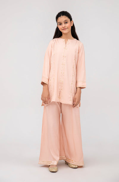 Girl Soft Pink 2 Piece Suit