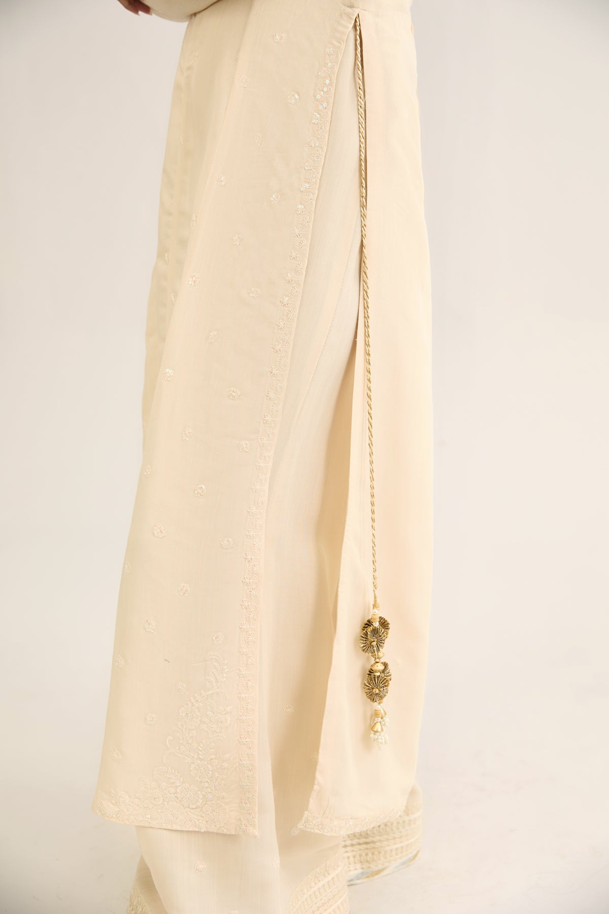 RAW SILK  |  EMBROIDERED